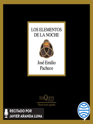 cover image of Los elementos de la noche